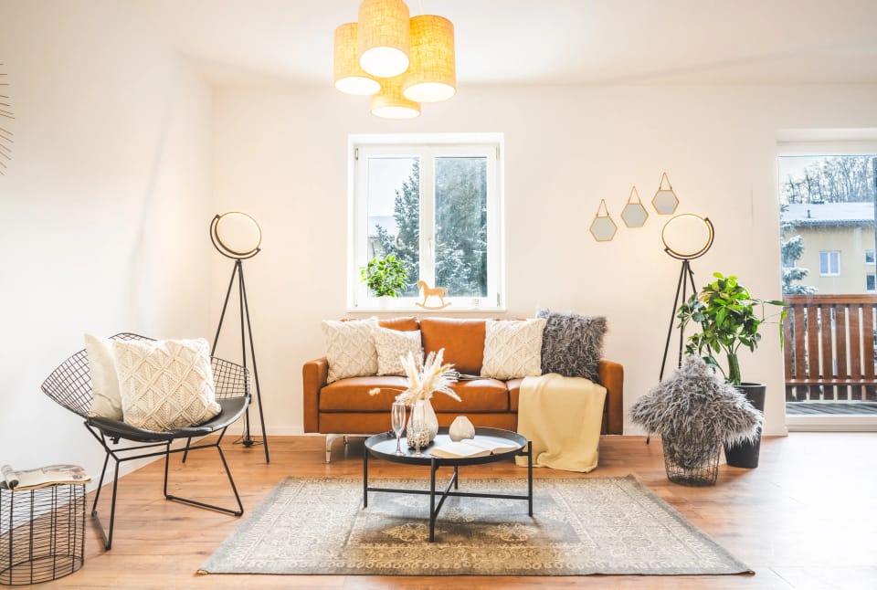 Wohnzimmer nach dem Home Staging